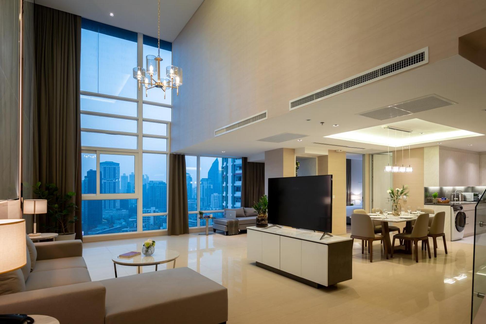 Jasmine 59 Hotel Bangkok Exterior photo A living room in a condominium